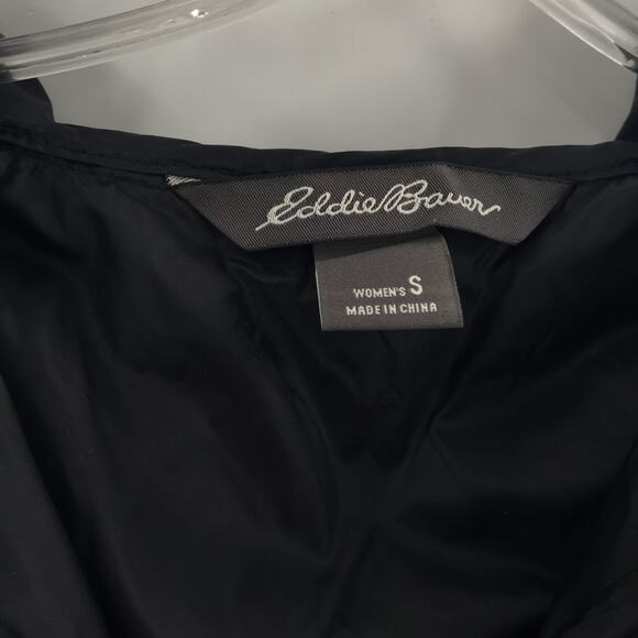 Eddie Bauer Women's Full Zip Up Hooded Puffer Jacket Long Sleeve Black Small NWT - Picture 5 of 8